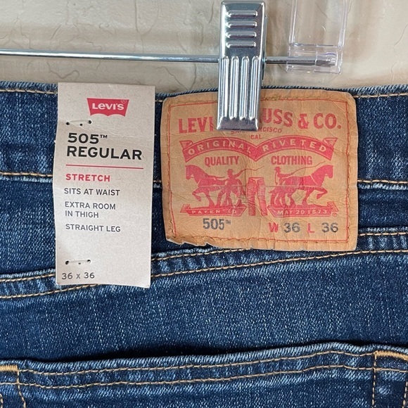 Levi’s 505 NWT 2018 Jeans Size 36x36 - Picture 4 of 12
